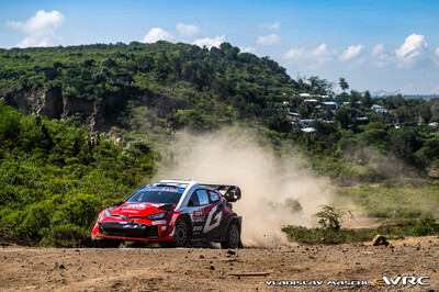 Sami Pajari - Marko Salminen
74º Safari Rally Kenya 2026. Toyota GR Yaris Rally1 (A-7657). Clasificado 3º.
Toyota Gazoo Racing WRT

Del 12 al 15 de Marzo, Naivasha.
Superficie: tierra.

El Rally constaba de 4 etapas con un total de 1205.46 km de los que 338.34 km divididos en 20 tramos eran cronometrados.

Tomaron la salida 41 equipos, finalizaron 29.

© Vladislav Maschl

Palabras clave: Toyota;Yaris;Rally1;Kenya;2026