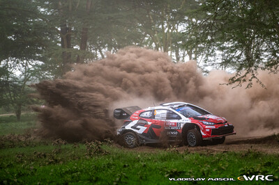Sami Pajari - Marko Salminen
74º Safari Rally Kenya 2026. Toyota GR Yaris Rally1 (A-7657). Clasificado 3º.
Toyota Gazoo Racing WRT

Del 12 al 15 de Marzo, Naivasha.
Superficie: tierra.

El Rally constaba de 4 etapas con un total de 1205.46 km de los que 338.34 km divididos en 20 tramos eran cronometrados.

Tomaron la salida 41 equipos, finalizaron 29.

© Vladislav Maschl

Palabras clave: Toyota;Yaris;Rally1;Kenya;2026