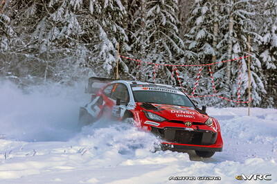 Sami Pajari - Marko Salminen
73º Rally Sweden 2026. Toyota GR Yaris Rally1 (A-7657). Clasificado 3º.
Toyota Gazoo Racing WRT2

Del 12 al 15 de Febrero, Umeå.
Superficie: nieve - hielo.

El Rallye constaba de 3 etapas con un total de 1069.44 km de los que 300.66 km divididos en 18 tramos eran cronometrados.

Tomaron la salida 57 equipos.

© Martin Grana

Palabras clave: Toyotra;Yaris;Suecia;2026;Rally1
