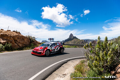 Sami Pajari - Marko Salminen
50º Rally Islas Canarias - Rally of Spain 2026. Toyota GR Yaris Rally1 (A-7647). Clasificado 3º.
Toyota Gazoo Racing WRT

Del 23 al 26 de Abril, Cavle
Superficie: asfalto

El Rallye constaba de 3 etapas con un total de 1309.16 km de los que 301.30 km divididos en 18 tramos eran cronometrados (uno de ellos fue cancelado SS3 Tejeda - San Mateo 1 de 18,62 km.
La cancelación se debió a que vehículos de espectadores estaban estacionados ilegalmente dentro de un área protegida cerca del escenario).
Se encontraron más de 100 vehículos en la zona.

Tomaron la salida 58 equipos, finalizaron 51.

© Vladislav Maschl

Palabras clave: Toyota;Yaris;Rally1;Canarias;España;Spain;2026