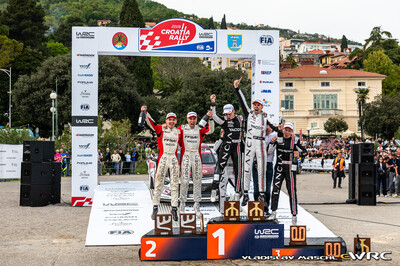 Yohan Rossel - Arnaud Dunand
Croatia Rally 2026. Lancia Ypsilon Rally2 HF Integrale (HH-688-NV). Clasificado 4º.
Lancia Corse HF

Del 9 al 12 de Abril, Cavle
Superficie: asfalto

El Rallye constaba de 3 etapas con un total de 1134 km de los que 300.28 km divididos en 20 tramos eran cronometrados.

Tomaron la salida 51 equipos, finalizaron 44.

© Vladislav Maschl

Palabras clave: Lancia;Ypsilon;Rally2;Croacia;2026