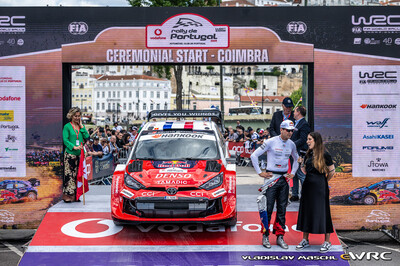 Sébastien Ogier - Vincent Landais
59º Vodafone Rally de Portugal 2026. Toyota GR Yaris Rally1 (A-7690). Clasificado 6º.
Toyota Gazoo Racing WRT

Del 7 al 10 de Mayo, Matosinhos.
Superficie: tierra.

El Rallye constaba de 4 etapas con un total de 1874.58 km de los que 344.91 km divididos en 23 tramos eran cronometrados.

Tomaron la salida 67 equipos, finalizaron 47.

© Vladislav Maschl

Palabras clave: Toyota;Yaris;Rally1;Portugal;2026