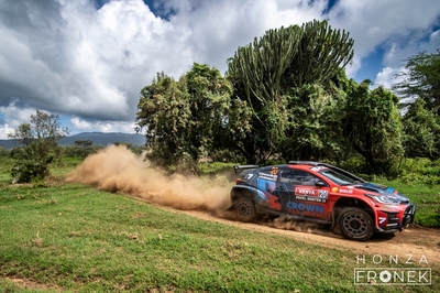 Gus Greensmith - Jonas Andersson
74º Safari Rally Kenya 2026. Toyota GR Yaris Rally2 (S 4129 BCL). Clasificado 6º.

Del 12 al 15 de Marzo, Naivasha.
Superficie: tierra.

El Rally constaba de 4 etapas con un total de 1205.46 km de los que 338.34 km divididos en 20 tramos eran cronometrados.

Tomaron la salida 41 equipos, finalizaron 29.

© Honza Fronek

Palabras clave: Toyota;Yaris;Rally2;Kenya;2026