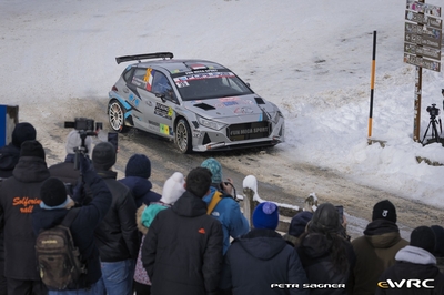 Arthur Pelamourgues - Bastien Pouget
94º Rallye Automobile de Monte-Carlo 2026. Hyundai i20 N Rally2 (2-GTW-223). Clasificado 9º.

Del 22 al 25 de Enero, Gap - Monaco.
Superficie: asfalto - nieve.

El Rally constaba de 4 etapas con un total de 1553.22 km de los que 339.15 km divididos en 17 tramos eran cronometrados.

Tomaron la salida 65 equipos, finaluizaron 48.

© Petr Sagner

Palabras clave: Hyundai;Rally2;Montecarlo;2026