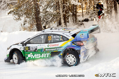 Josh McErlean - Eoin Treacy
73º Rally Sweden 2026. Ford Puma Rally1 (YX22 FCE). Clasificado 9º.
M-Sport Ford WRT

Del 12 al 15 de Febrero, Umeå.
Superficie: nieve - hielo.

El Rallye constaba de 3 etapas con un total de 1069.44 km de los que 300.66 km divididos en 18 tramos eran cronometrados.

Tomaron la salida 57 equipos, finalizaron 48.

© Jouini Laakso

Palabras clave: Ford;Puma;Suecia;2026;Rally1