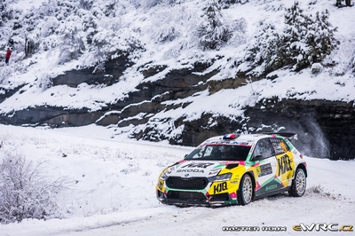 Eric Camilli - Thibault de la Haye
94º Rallye Automobile de Monte-Carlo 2026. Skoda Fabia RS Rally2 (11R 0878). Clasificado 10º.

Del 22 al 25 de Enero, Gap - Monaco.
Superficie: asfalto - nieve.

El Rally constaba de 4 etapas con un total de 1553.22 km de los que 339.15 km divididos en 17 tramos eran cronometrados.

Tomaron la salida 65 equipos, finaluizaron 48.

© Bastien Roux

Palabras clave: Skoda;Fabia;Rally2;Montecarlo;2026
