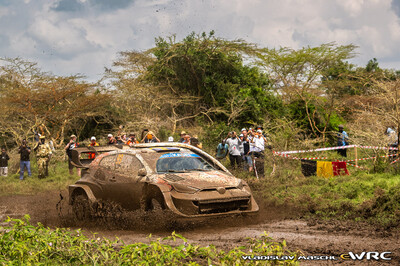 Oliver Solberg - Elliott Edmondson
74º Safari Rally Kenya 2026. Toyota GR Yaris Rally1 (A-7662). Clasificado 10º.
Toyota Gazoo Racing WRT

Del 12 al 15 de Marzo, Naivasha.
Superficie: tierra.

El Rally constaba de 4 etapas con un total de 1205.46 km de los que 338.34 km divididos en 20 tramos eran cronometrados.

Tomaron la salida 41 equipos, finalizaron 29.

© Vladislav Maschl

Palabras clave: Toyota;Yaris;Rally1;Kenya;2026