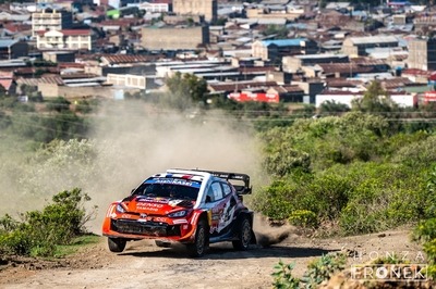Sébastien Ogier - Lanais Vincent
74º Safari Rally Kenya 2026. Toyota GR Yaris Rally1 (A-7664). Clasificado 11º.
Toyota Gazoo Racing WRT

Del 12 al 15 de Marzo, Naivasha.
Superficie: tierra.

El Rally constaba de 4 etapas con un total de 1205.46 km de los que 338.34 km divididos en 20 tramos eran cronometrados.

Tomaron la salida 41 equipos, finalizaron 29.

© Honza Fronek

Palabras clave: Toyota;Yaris;Rally1;Kenya;2026