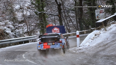Hayden Paddon - John Kennard
94º Rallye Automobile de Monte-Carlo 2026. Hyundai i20 N Rally1 (ALZ WR 909). Clasificado 11º.
Hyundai Shell Mobis WRT

Del 22 al 25 de Enero, Gap - Monaco.
Superficie: asfalto - nieve.

El Rally constaba de 4 etapas con un total de 1553.22 km de los que 339.15 km divididos en 17 tramos eran cronometrados.

Tomaron la salida 65 equipos, finaluizaron 48.

© Wojciech Roszkowski

Palabras clave: Hyundai;Rally1;Montecarlo;2026