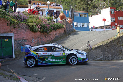 Jon Armstrong - Shane Byrne
50º Rally Islas Canarias - Rally of Spain 2026. Ford Puma Rally1 (YN71 DCZ). Clasificado 11º.
M-Sport Ford WRT

Del 23 al 26 de Abril, Cavle
Superficie: asfalto

El Rallye constaba de 3 etapas con un total de 1309.16 km de los que 301.30 km divididos en 18 tramos eran cronometrados (uno de ellos fue cancelado SS3 Tejeda - San Mateo 1 de 18,62 km.
La cancelación se debió a que vehículos de espectadores estaban estacionados ilegalmente dentro de un área protegida cerca del escenario).
Se encontraron más de 100 vehículos en la zona.

Tomaron la salida 58 equipos, finalizaron 51.

© Martín Graña

Palabras clave: Ford;Puma;Rally1;Canarias;España;Spain;2026