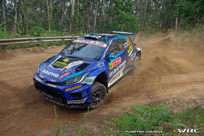Roope Korhonen - Anssi Viinikka
59º Vodafone Rally de Portugal 2026. Toyota GR Yaris Rally2 (SP 1003). Clasificado 12º y 2º en WRC2.
Rautio Motorsport

Del 7 al 10 de Mayo, Matosinhos.
Superficie: tierra.

El Rallye constaba de 4 etapas con un total de 1874.58 km de los que 344.91 km divididos en 23 tramos eran cronometrados.

Tomaron la salida 67 equipos, finalizaron 47.

© Martín Graña

Palabras clave: Toyota;Yaris;Rally2;Portugal;2026