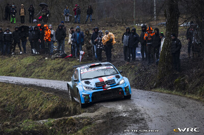 Chris Ingram- Alexander Kihurani
94º Rallye Automobile de Monte-Carlo 2026. Toyota GR Yaris Rally2 (S V7N). Clasificado 12º.

Del 22 al 25 de Enero, Gap - Monaco.
Superficie: asfalto - nieve.

El Rally constaba de 4 etapas con un total de 1553.22 km de los que 339.15 km divididos en 17 tramos eran cronometrados.

Tomaron la salida 65 equipos, finaluizaron 48.

© Petr Sagner

Palabras clave: Toyota;Yaris;Rally2;Montecarlo;2026