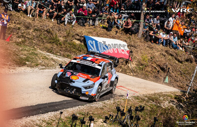 Adrien Fourmaux - Alexandre Coria
Croatia Rally 2026. Hyundai i20 N Rally1 (ALZ WR 917). Clasificado 30º
Hyundai Shell Mobis WRT

Del 9 al 12 de Abril, Cavle
Superficie: asfalto

El Rallye constaba de 3 etapas con un total de 1134 km de los que 300.28 km divididos en 20 tramos eran cronometrados.

Tomaron la salida 51 equipos, finalizaron 44.

© Mateusz Szczerba

Palabras clave: Croacia;Hyundai;Rally1;2026