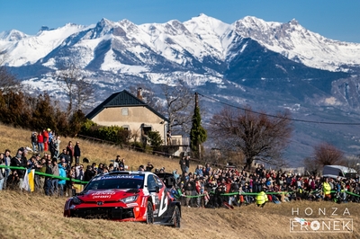 Sami Pajari - Marko Salminen
94º Rallye Automobile de Monte-Carlo 2026. Toyota GR Yaris Rally1 (Chasis #12). Abandonó por accidente en SS12 La Bréole / Bellaffaire 2 de 29,93 km.
Toyota Gazoo Racing WRT

Del 22 al 25 de Enero, Gap - Monaco.
Superficie: asfalto - nieve.

El Rally constaba de 4 etapas con un total de 1553.22 km de los que 339.15 km divididos en 17 tramos eran cronometrados.

Tomaron la salida 65 equipos, finaluizaron 48.

© Honza Fronek

Palabras clave: Toyota;Yaris;Rally1;Montecarlo;2026