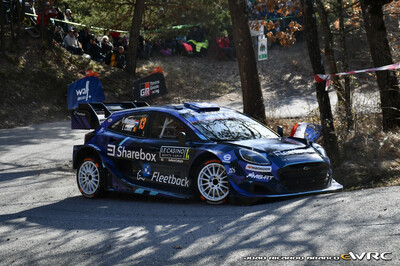 Grégoire Munster - Louis Louka
94º Rallye Automobile de Monte-Carlo 2026. Ford Puma Rally1 (MU 5858). Abandonó por avería mecánica en SS14 Col de Braus / La Cabanette 1 de 12,5 km.
M-Sport Ford WRT

Del 22 al 25 de Enero, Gap - Monaco.
Superficie: asfalto - nieve.

El Rally constaba de 4 etapas con un total de 1553.22 km de los que 339.15 km divididos en 17 tramos eran cronometrados.

Tomaron la salida 65 equipos, finaluizaron 48.

© Joao Ricardo Branco

Palabras clave: Ford;Puma;Rally1;Montecarlo;2026