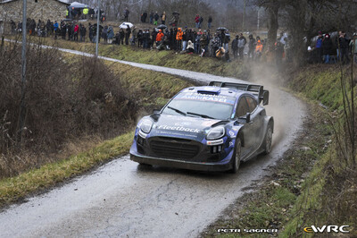 Grégoire Munster - Louis Louka
94º Rallye Automobile de Monte-Carlo 2026. Ford Puma Rally1 (MU 5858). Abandonó por avería mecánica en SS14 Col de Braus / La Cabanette 1 de 12,5 km.
M-Sport Ford WRT

Del 22 al 25 de Enero, Gap - Monaco.
Superficie: asfalto - nieve.

El Rally constaba de 4 etapas con un total de 1553.22 km de los que 339.15 km divididos en 17 tramos eran cronometrados.

Tomaron la salida 65 equipos, finaluizaron 48.

© Petr Sagner

Palabras clave: Ford;Puma;Rally1;Montecarlo;2026