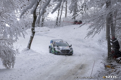 Josh McErlean - Eoin Treacy
94º Rallye Automobile de Monte-Carlo 2026. Ford Puma Rally1 (YX22 FCE). Abandonó por daños de accidente en SS17 La Bollène-Vésubie / Moulinet 2 (Powerstage) de 23,45 km.
M-Sport Ford WRT

Del 22 al 25 de Enero, Gap - Monaco.
Superficie: asfalto - nieve.

El Rally constaba de 4 etapas con un total de 1553.22 km de los que 339.15 km divididos en 17 tramos eran cronometrados.

Tomaron la salida 65 equipos, finaluizaron 48.

© Petr Sagner

Palabras clave: Ford;Puma;Rally1;Montecarlo;2026
