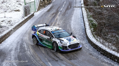Josh McErlean - Eoin Treacy
94º Rallye Automobile de Monte-Carlo 2026. Ford Puma Rally1 (YX22 FCE). Abandonó por daños de accidente en SS17 La Bollène-Vésubie / Moulinet 2 (Powerstage) de 23,45 km.
M-Sport Ford WRT

Del 22 al 25 de Enero, Gap - Monaco.
Superficie: asfalto - nieve.

El Rally constaba de 4 etapas con un total de 1553.22 km de los que 339.15 km divididos en 17 tramos eran cronometrados.

Tomaron la salida 65 equipos, finaluizaron 48.

© Wojciech Roszkowski

Palabras clave: Ford;Puma;Rally1;Montecarlo;2026