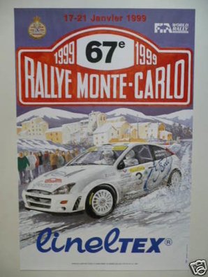 67º Rallye Automobile de Monte-Carlo 1999
Del 17 al 20 de Enero, Monte-Carlo.
Superficie: asfalto - nieve.

El Rally tenia un total de 1613.7 km de los que 424.6 km divididos en 14 tramos eran especiales.

Tomaron la salida 86 equipos, finalizaron 46.
Palabras clave: detalles;1999