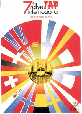 7º Rally TAP Portugal 1973
Round 3 of the FIA World Rally Championship 1973 

Salida: 13 Marzo 1973 en varias Ciudades Europeas

Final: 18 Marzo 1973 en Estoril

El Rally tenia un total de 4600 km de los que 387 km divididos en 32 tramos eran especiales.

Tramos especiales de: asfalto y grava

Se inscribieron 90 equipos, tomaron la salida 79, finalizaron 23.
Palabras clave: Portugal;1973