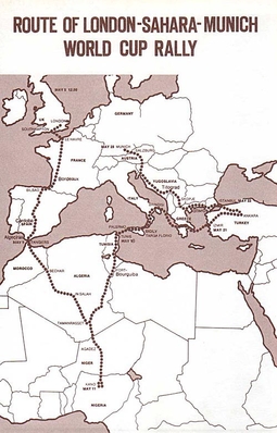 Rally Londres-Sahara-Munich 1974
Recorrido final del rally
Palabras clave: UDT;Londres;Sahara;Munich
