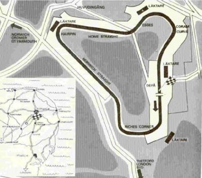 Circuito Snetterton (Norfolk Gran Bretaña)
