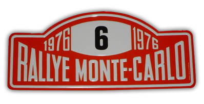 44º Rallye Automobile de Monte-Carlo 1976
6# Björn Waldegård - Hans Thorszelius con Lancia Stratos HF (TO N12661).

Del 17 al 24 de Enero, Monte-Carlo.
Superficie: asfalto - nieve.

El Rally tenia un total de 4500 km de los que 530.50 km divididos en 23 tramos eran especiales.

Se inscribieron 163 equipos, tomaron la salida 148, finalizaron 84.
Palabras clave: Placas;Montecarlo;1976