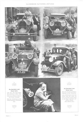 8º Rallye Automobile de Monte-Carlo 1929
Se inscribieron 90 equipos, participantes, tomaron la salida 65, finalizaron 24.
Palabras clave: Montecarlo;1929