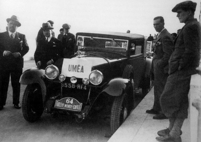 Maurice Vasselle - Duhamel
11º Rallye Automobile de Monte-Carlo 1932. Hotchkiss AM2 (2475cc). Clasificado 1º.
Se inscribieron 118 equipos, tomaron la salida 93, finalizaron 64.
Palabras clave: Montecarlo;1932