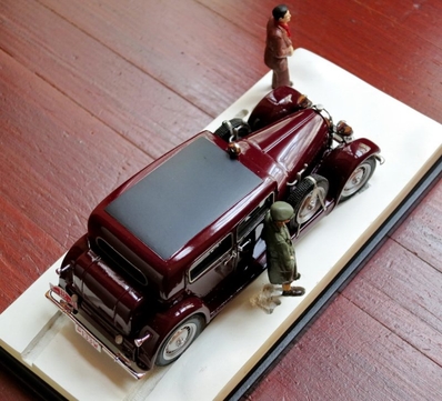 Willy Escher
11º Rallye Automobile de Monte-Carlo 1932. Bugatti Type 46 (5300cc). Clasificado 4º.
Se inscribieron 118 equipos, tomaron la salida 93, finalizaron 64.
Modelo a escala.
Palabras clave: Bugatti;Type;Montecarlo;1932