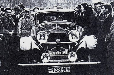 Willy Escher
11º Rallye Automobile de Monte-Carlo 1932. Bugatti Type 46 (5300cc). Clasificado 4º.
Se inscribieron 118 equipos, tomaron la salida 93, finalizaron 64.
Palabras clave: Bugatti;Type;Montecarlo;1932