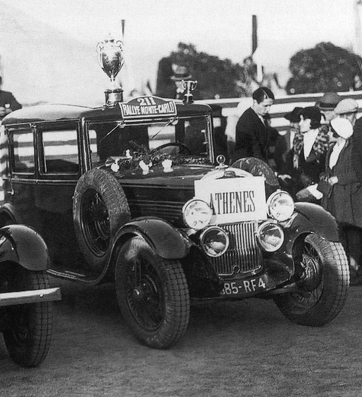 A. Boillot
11º Rallye Automobile de Monte-Carlo 1932. Peugeot 201 C (1085cc). Clasificado 2º en categorà­a menos de 1500cc.
Se inscribieron 118 equipos, tomaron la salida 93, finalizaron 64.
Palabras clave: Montecarlo;1932