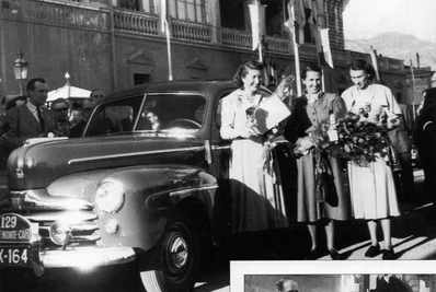 Van Limburg Stirum -Van Vredenburgh 
19º Rallye Automobile de Monte-Carlo 1949. Ford V8. Clasificada 12ª y 1ª en Copa de Damas.

Del 24 al 30 de Enero, Monte-Carlo.

Superficie: asfalto - nieve.

Tomaron la salida 203 equipos, finalizaron 166.@
Palabras clave: Ford;Montecarlo;1949;mujeres;Personajes;Womens