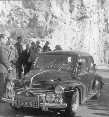 Jean Peraud - Jean Cambus
19º Rallye Automobile de Monte-Carlo 1949. Renault 4 CV 760 (5800-GC4). Clasificado 29º.

Del 24 al 30 de Enero, Monte-Carlo.

Superficie: asfalto - nieve.

Tomaron la salida 203 equipos, finalizaron 166.@
Palabras clave: Renault;Montecarlo;1949