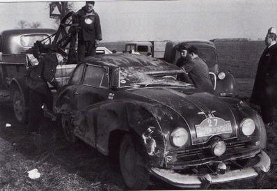 Holger Andersson - Nisse Liljegren
11º Rallye Automobile de Monte-Carlo 1951. Austin A90. Abandonó.

Del 22 al 29 de Enero.
Superficie: asfalto - nieve.

Se inscribieron 362 equipos, tomaron la salida 337, finalizaron 281.@
Palabras clave: Austin;Montecarlo;1951