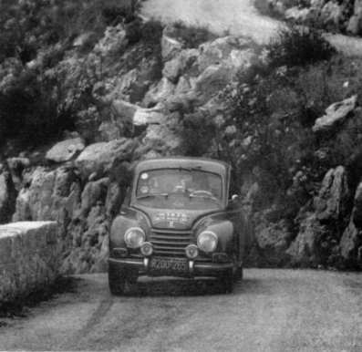 Gustav Menz - Hubert Brand
14º Rallye Automobile de Monte-Carlo 1954. DKW 900 (R200-265). Clasificado 27º.

Del 18 al 25 de Enero, Monaco.
Superficie: asfalto - nieve.

Tomaron la salida 402 equipos, finalizaron 329.@
Palabras clave: DKW;Montecarlo;1954