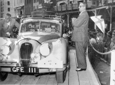 Reg Mansbridge - Joan Mansbridge
17º Rally Coupe del Alpes 1954, Jaguar XK120 FHC, Retirado@
Palabras clave: Jaguar;Alpes;1954