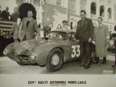 Maurice Parucci - Maurice Martin
14º Rallye Automobile de Monte-Carlo 1955. Dyna-Panhard Scaglioni (BG 06). Clasificado 66º.

Del 17 al 20 de Enero, Monaco.
Superficie: asfalto - nieve.

Tomaron la salida 319 equipos, finalizaron 272.@
Palabras clave: Dyna_Panhard;Montecarlo;1955;Personajes