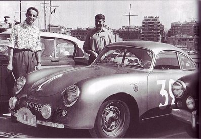 Robert Buchet - Claude Storez
18º Rallye International des Alpes 1956. Porsche 356 Carrera. Clasificado 2º.

De 6 al 13 de Julio, Marseille - Zagreb - Marseille.
Superficie: asfalto.

Tomaron la salida 80 equipos, finalizaron 34.@
Palabras clave: Porsche;Alpes;1956