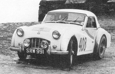 Paddy Hopkirk - Willy Cave
18º Rallye International des Alpes 1956. Triumph TR3. Clasificado 13º.

De 6 al 13 de Julio, Marseille - Zagreb - Marseille.
Superficie: asfalto.

Tomaron la salida 80 equipos, finalizaron 34.@
Palabras clave: Triumph;Alpes;1956