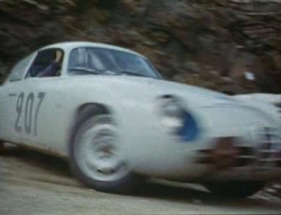 Bernard Consten - Roger de Lageneste
19º Critérium International de la Montagne - Coupe des Alpes 1958. Alfa Romeo Giulietta SZ (643 EN 14). Clasificado 1º.

Del 7 al 12 de Julio, Marseille-Brescia-Les Gets-Marseille.
Superficie: asfalto - tierra.

Tomaton la salida 55 equipos, finalizaron 25.@
Palabras clave: Alfa_Romeo;Alpes;1958