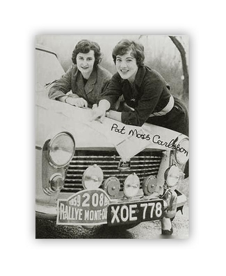 Pat Moss-Carlsson - Ann Wisdom-Riley
28º Rallye Automobile de Monte-Carlo 1959. Austin A40 (XOE 778). Clasificada 10º.

Del 19 al 25 de Enero, Monaco.
Superficie: asfalto - nieve.

El Rally tenía un total de 3486.00 km incluyendo tramos de enlace.
Desconocemos de cuantos kilómetros cronometrados constaba la prueba.

Se inscribieron 345 equipos, tomaron la salida 322, finalizaron 186.@
Palabras clave: Pat_Moss-Carlsson;1959;Austin;Montecarlo;Personajes