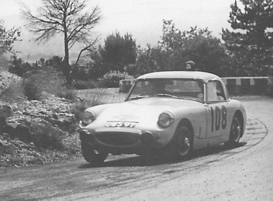 Douglas Wilson Spratt - Allan Pigott
20º Rally Coupe des Alpes 1959, Austin Healey Sprite, Clasificado 16º@
Palabras clave: Austin;Alpes;1959