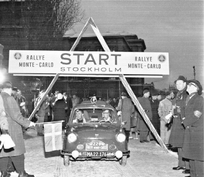 Voigt - Bagger
28º Rallye Automobile de Monte-Carlo 1959. NSU Prinz. Clasificado 96º.

Del 19 al 25 de Enero, Monaco.
Superficie: asfalto - nieve.

El Rally tenía un total de 3486.00 km incluyendo tramos de enlace.
Desconocemos de cuantos kilómetros cronometrados constaba la prueba.

Se inscribieron 345 equipos, tomaron la salida 322, finalizaron 186.@
Palabras clave: NSU;Prinz;Montecarlo;1959