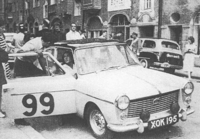Pat Moss-Carlsson - Ann Wisdom-Riley
20º Rally Coupe des Alpes 1959, Austin A40, Retirada por caja de cambios@
Palabras clave: Austin;Alpes;1959