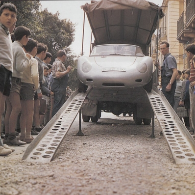 Jo Bonnier - Hans Herrmann
44º Targa Florio 1960. Porsche 718 RS 60. Clasificado 1º.
Palabras clave: Porsche;Targa_Florio;1960