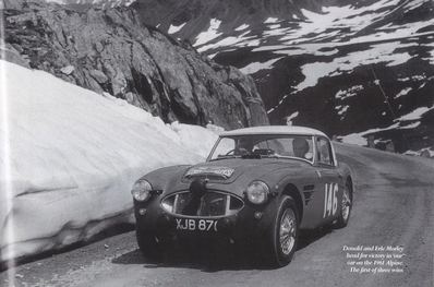 Donald Morley - Erle Morley
22º Rally Coupe del Alpes 1961, Austin Healey 3000, Clasificado 1º@
Palabras clave: Austin;Alpes;1961