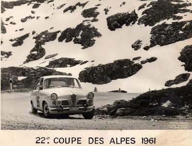 Georges Branche - Robert  Jullien
22º Rally Coupe del Alpes 1961, Alfa Romeo Giulia, Clasificado 19º@
Palabras clave: Alfa_Romeo;Alpes;1961