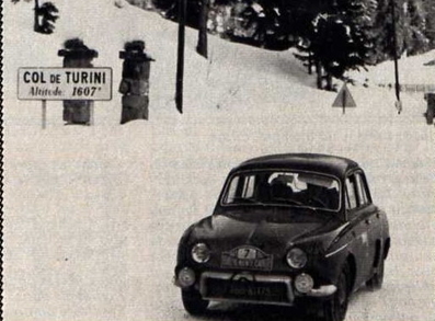 Claude Laurent - Roger Masson
30º Rallye Automobile de Monte-Carlo 1961. Renault Dauphine. Clasificado 32º.

Del 21 al 28 de Enero, Montecarlo.
Superficie: asfalto - nieve.

Tomaron la salida 305 equipos, finalizaron 156.@
Palabras clave: Renault;Dauphine;Montecarlo;1961;nieve