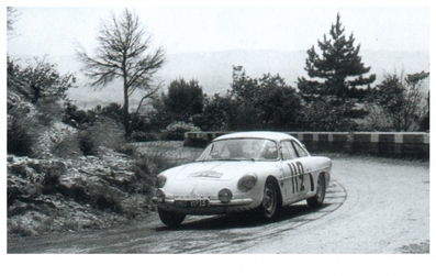 Blanc - Peysson
22º Rally Coupe des Alpes 1961, Renault-Alpine A108@
Palabras clave: Renault;Alpine;Alpes;1961